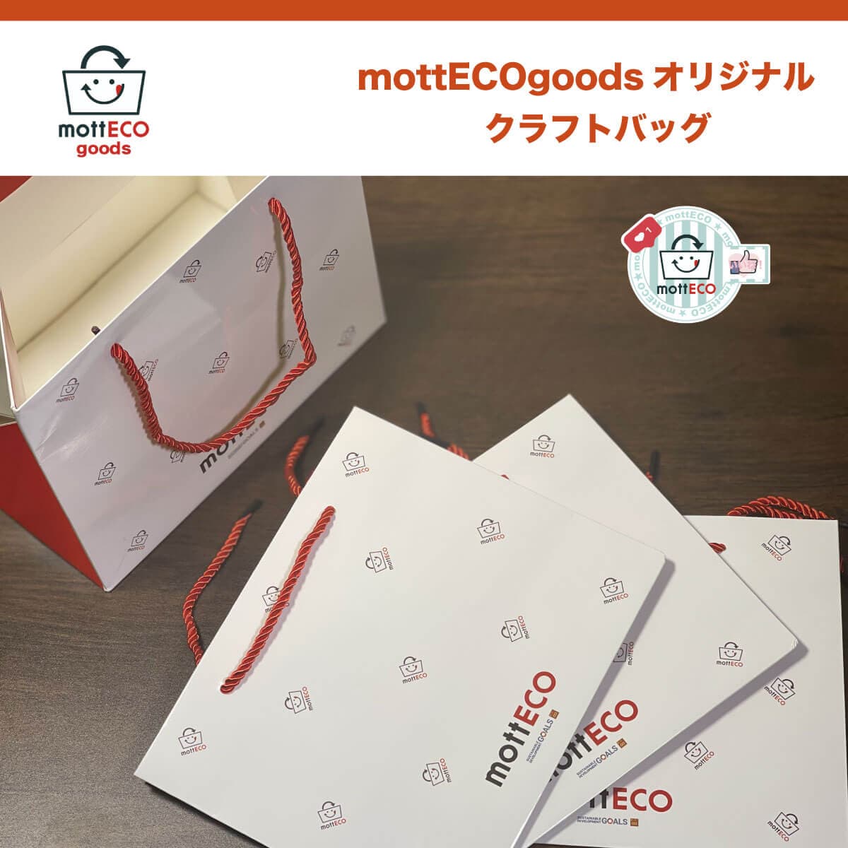 mottECOクラフトバッグ